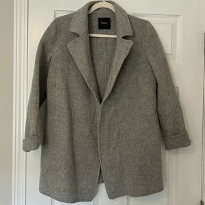 Theory Small Grey Wool Jacket